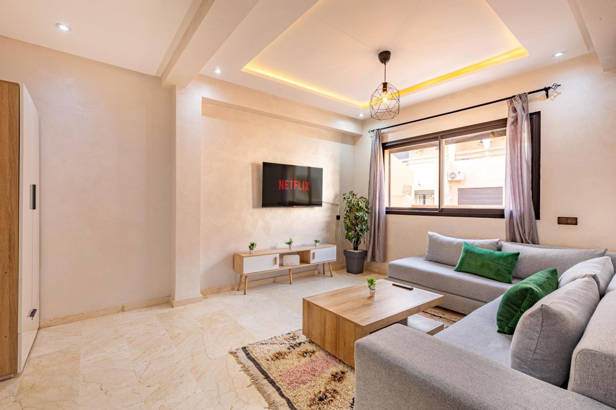 Chic & Cosy Appart Au Centre Ville - 100 % Equipe Marrakesh Esterno foto