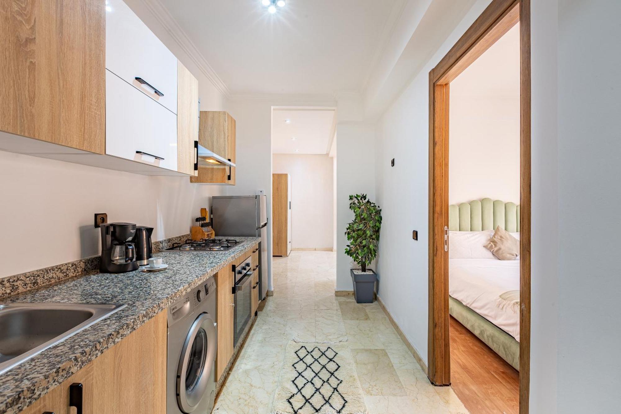Chic & Cosy Appart Au Centre Ville - 100 % Equipe Marrakesh Esterno foto