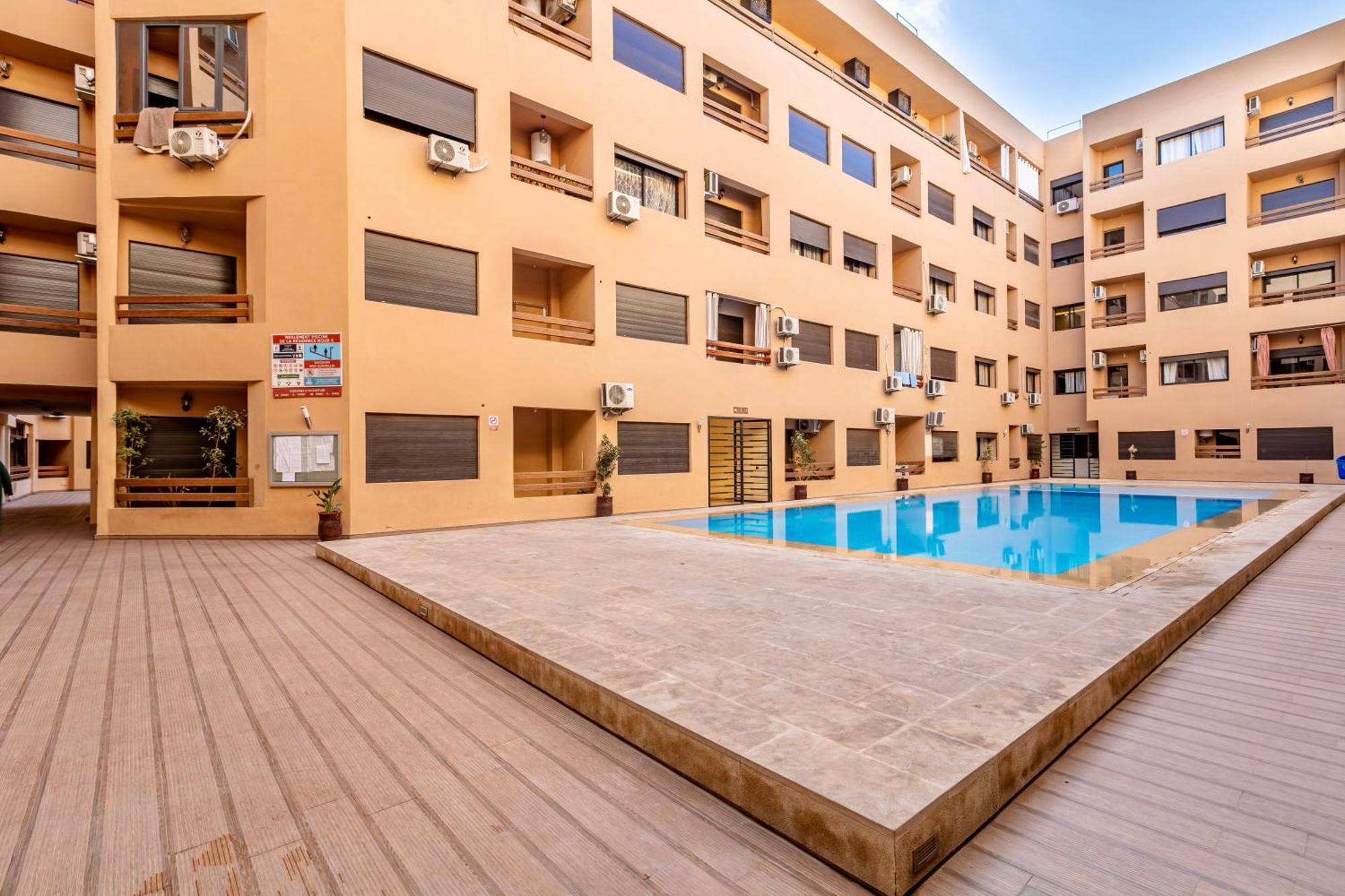Chic & Cosy Appart Au Centre Ville - 100 % Equipe Marrakesh Esterno foto